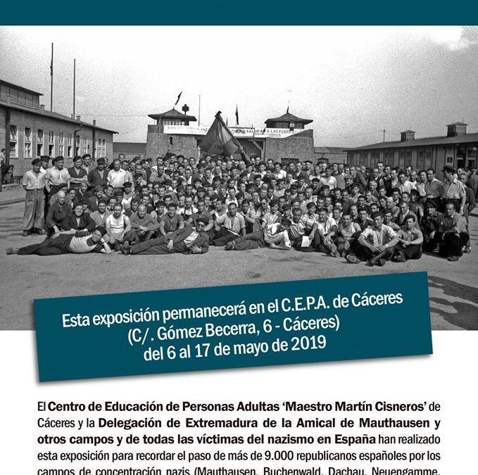 La exposición «Republicanos españoles en campos nazis» puede verse hasta el 17 de mayo en el CEPA de Cáceres.