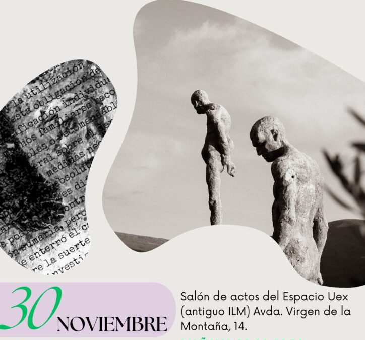 Jornadas de Memoria Democrática y reparación simbólica el jueves 30 de noviembre en el antiguo ILM de Cáceres.