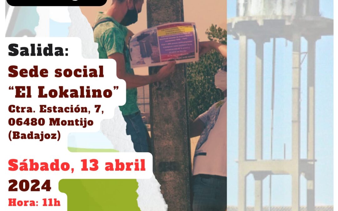 II Ruta “Colonias Penitenciarias de Montijo” el sábado 13 de abril a las 11 horas.