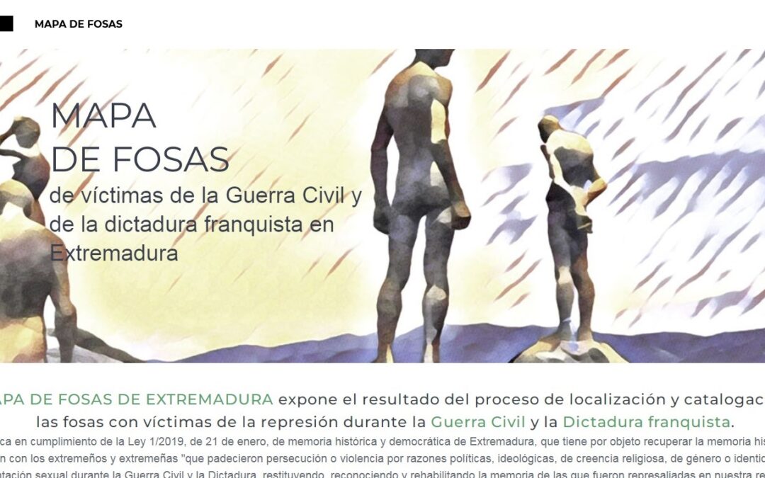 La Consejera de Cultura, Turismo y Deportes, Nuria Flores, ha presentado el Mapa de Fosas de Extremadura en el MEIC de Badajoz en la mañana del miércoles 16 de febrero